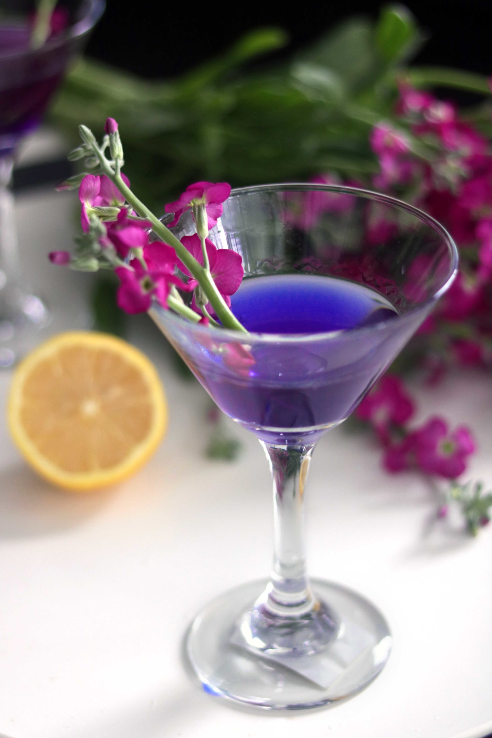 Purple Fairy Cocktail (Ostara, Spring Equinox) Moody Moons